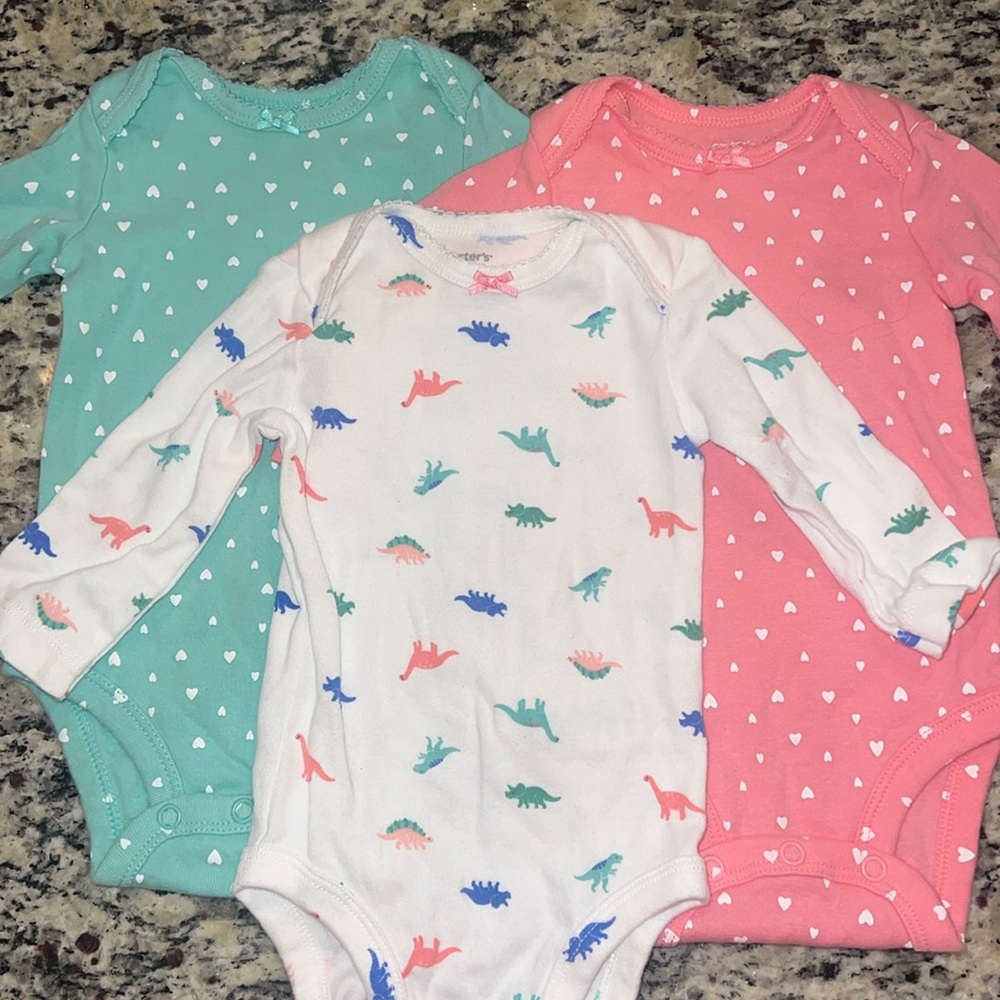Carter’s 3-Pack of 3 Month Bodysuits